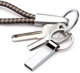 Metal keychain USB flash drive
