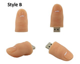 Silicone thumb finger USB flash drive