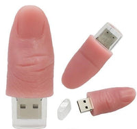 Silicone thumb finger USB flash drive