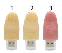 Silicone thumb finger USB flash drive