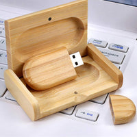 Wooden USB flash drive